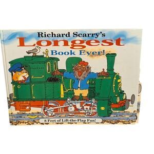 Richard Scarry's Longest Book Ever!:  8 Feet of Lift-the-Flap Fun!  1995